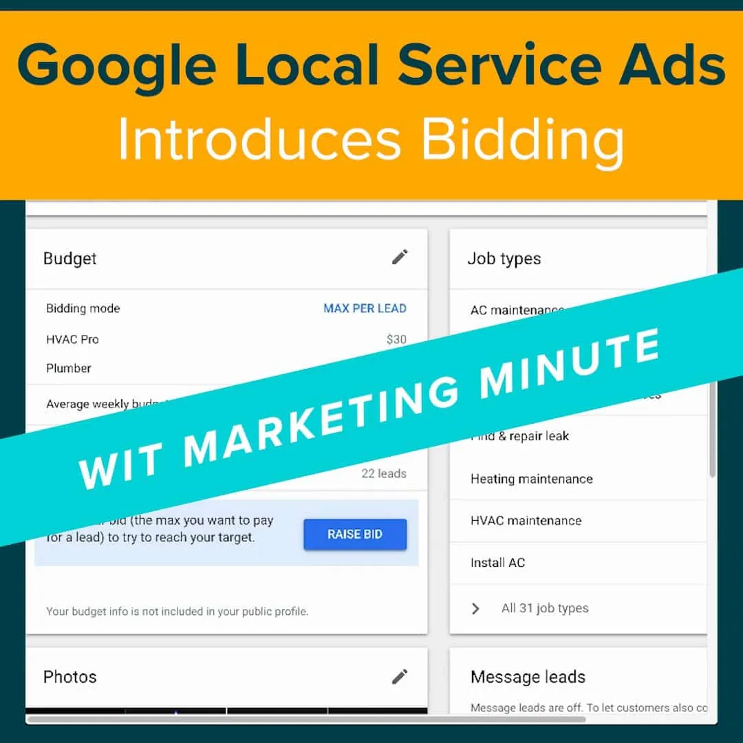 Google LSA Introduces Bidding Platform